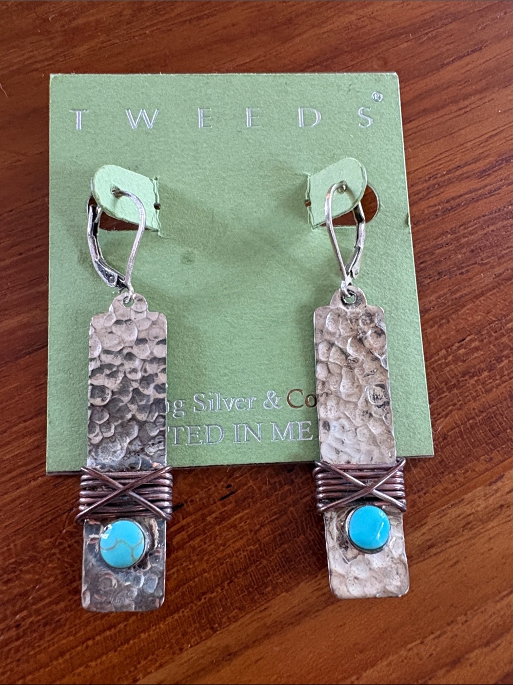 Sterling Silver 925 Hammered Earrings